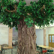 Искусственное дерево большого размера для отделки колонны в столовой на заводе г. Москва - 2009 г. Высота дерева 3,2м
