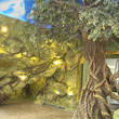 Декорирование колонны искусственным деревом Баньян в зимнем саду в частном доме. - п. Марушкино, МО - 2012г.